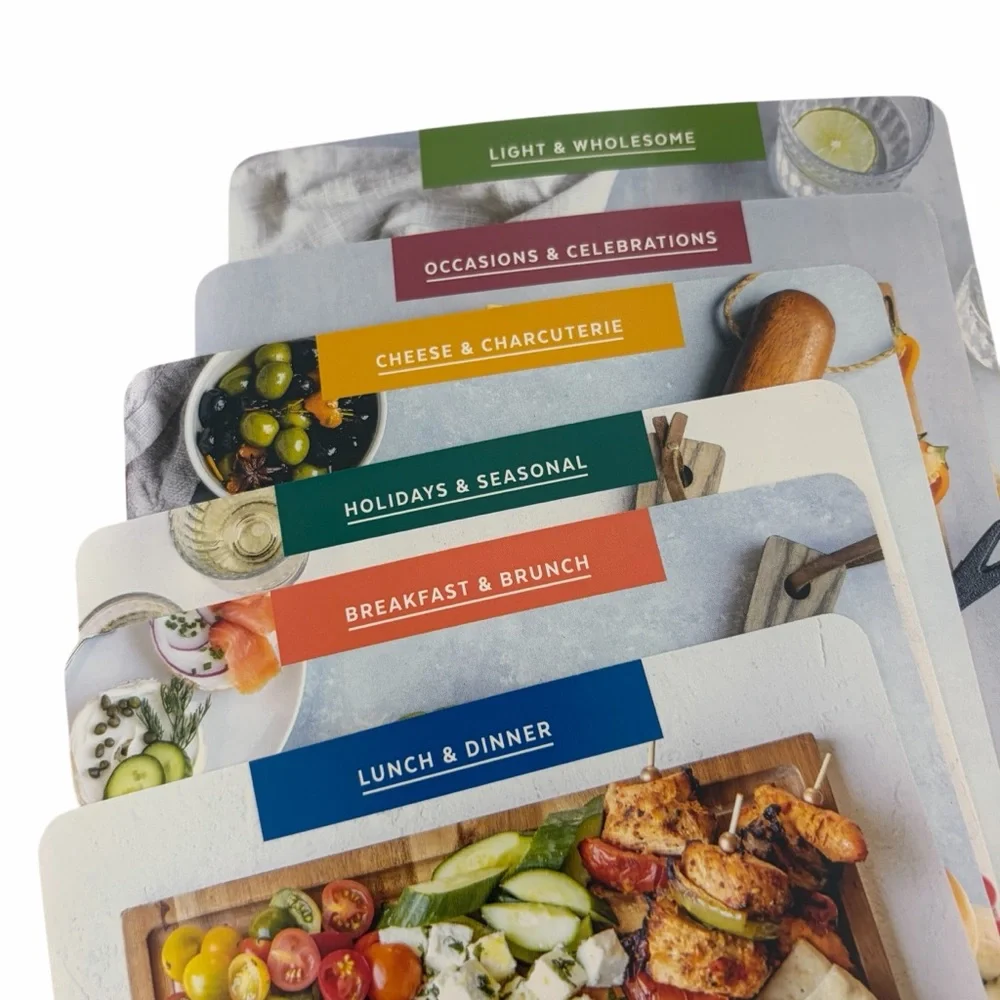 Charcuterie Cheese Board Recipe Cards - New - 50 Cards